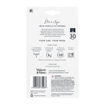 Back of Maison & Muse Marilyn packaging showing directions, ingredients block, barcode and brand information