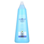Single light-blue Method Antibac Toilet cleaner bottle with angled applicator tip on a white background.
