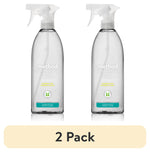 Two clear Method Daily Shower Spray bottles with trigger tops side by side and a “2 Pack” label beneath.
