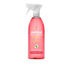 Single Method all-purpose cleaner spray bottle in pink grapefruit scent, front view