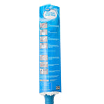 Back of product packaging showing illustrated instructions and product information for a microfiber twist mop