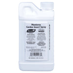 Full rear view of Monterey Garden Insect Spray bottle showing the back label, OMRI logo and barcode