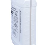 Side view close-up of Monterey Garden Insect Spray bottle showing embossed milliliter and ounce measurement marks
