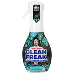 Single Mr. Clean Clean Freak trigger spray bottle on white background showing label and cap details