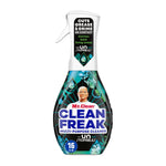 Mr. Clean Clean Freak multi-purpose cleaner spray bottle with Unstopables design and trigger top on white background.