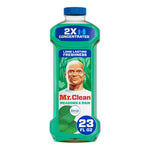 Front-facing Mr. Clean Meadows & Rain 2X concentrated multi-surface cleaner bottle with visible label