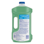Rear view of Mr. Clean Meadows & Rain bottle showing directions, caution text, ingredients panel and recycling icon