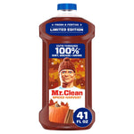 Front-facing Mr. Clean Spiced Harvest limited edition bottle with pumpkin and cinnamon label