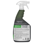 Rear view of Natural Care Advanced Flea & Tick spray bottle showing ingredient and usage text on label