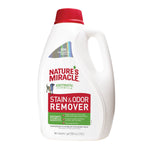 White Nature's Miracle gallon jug with red cap labeled Stain & Odor Remover on a white background