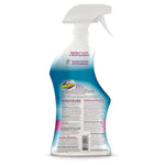 Rear label view of a single OdoBan cotton breeze disinfectant spray bottle showing directions and warnings