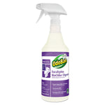 OdoBan eucalyptus BioOdor Digester ready-to-use spray bottle with purple label on white background