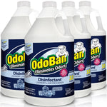 Four OdoBan disinfectant gallon jugs with Night Ice label, front-facing packaging grouped together.