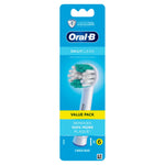 Tall product card showing Oral‑B DailyClean replacement brush head with a yellow 'Value Pack' band and logo.