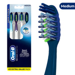 Oral‑B Pro‑Clean CrossAction toothbrushes in blister pack with blue gradient packaging and one closeup brush head