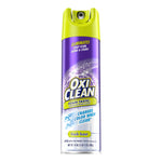 Isolated OxiClean Foam-Tastic aerosol can on white background showing product branding and fresh scent label