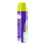 Side/back view of an OxiClean Foam-Tastic aerosol can showing usage icons, caution text and barcode
