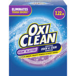 Front-facing OxiClean Odor Blasters powder box with bold logo, purple accents and 7.22 lb badge