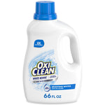 White OxiClean White Revive bottle with blue cap and label reading 'Brightens Whites' and '66 FL OZ'