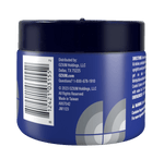 Side of an Ozium gel can showing barcode, distributor info and part of the brand graphic