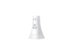 Close-up of the white Philips Sonicare brush head base showing the grey C3 marking and logo area.