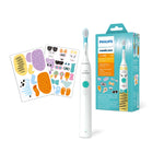 Philips Sonicare kids electric toothbrush with pet design stickers and boxed packaging