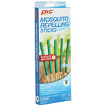 Retail box of PiC mosquito repelling sticks showing five green sticks and product branding on packaging