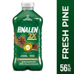 Single green Pinalen 2X concentrated fresh pine multipurpose cleaner bottle with vertical 'fresh pine' label panel at right.