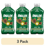 Three green Pinalen 2X concentrated fresh pine multipurpose cleaner bottles shown side-by-side on white background.