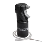 Black Pit Boss spritzer bottle with trigger head and flexible clear tube and metal injector needle
