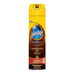 Single Pledge Revive It moisturizing oil spray can featuring amber & argan scent label on white background