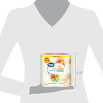 Silhouette mockup holding a twin pack of Great Value Hawaiian automatic air freshener showing product scale with 5.6 inch height callout