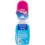 Rear view of a Purex Crystals Fresh Morning Vibes bottle showing directions, warnings, and barcode