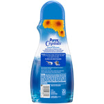 Back label of a Purex Crystals Fresh Spring Waters bottle showing directions, ingredient panel and barcode