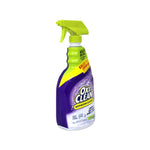 purple and green spray bottle of oxiclean bathroom cleaner, 32 fl oz