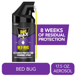 Single Raid Max Bed Bug extended protection foaming spray can with precision straw and 8 weeks claim