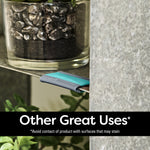 Refresh vent stick pictured clipped to a shelf edge as an alternate use example with Other Great Uses caption