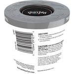 Rear and top view of Refresh Your Car gel can showing barcode, directions and caution text on the back label