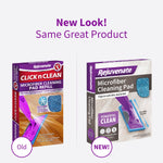 Graphic comparing old and new Rejuvenate packaging with text 'New Look! Same Great Product' and two product boxes.