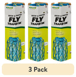 Three Rescue! Deck & Patio Fly Trapstik package boxes shown side-by-side with a ‘3 Pack’ label beneath