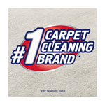 '#1 Carpet Cleaning Brand' graphic on a carpet-texture background with bold logo-style text