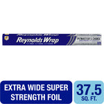 Reynolds Wrap Pitmaster’s Choice blue boxed roll of extra-wide aluminum foil on white background
