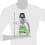 Rug Doctor by BISSELL PET cleaner bottle shown with height measurement overlay indicating product size