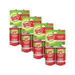 Four Scotch-Brite Everyday Clean lint roller packs shown with branded header cards
