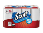 12-pack of scott choose-a-sheet paper towels in red shrink wrap packaging