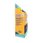 Alternate side of Scrub Daddy Scour Daddy package highlighting ArmorTec steel mesh and product benefits
