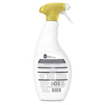 Rear view of Seventh Generation disinfecting multi-surface cleaner bottle showing directions, ingredient and barcode panels