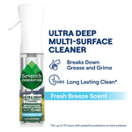 Seventh Generation Ultra Deep product image with headline text listing benefits and fresh breeze scent