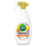 Front-facing Seventh Generation disinfecting multi-surface cleaner bottle with lemongrass citrus label and yellow spray top