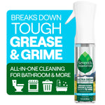Seventh Generation Ultra Deep spray bottle with bold graphic text about breaking down grease